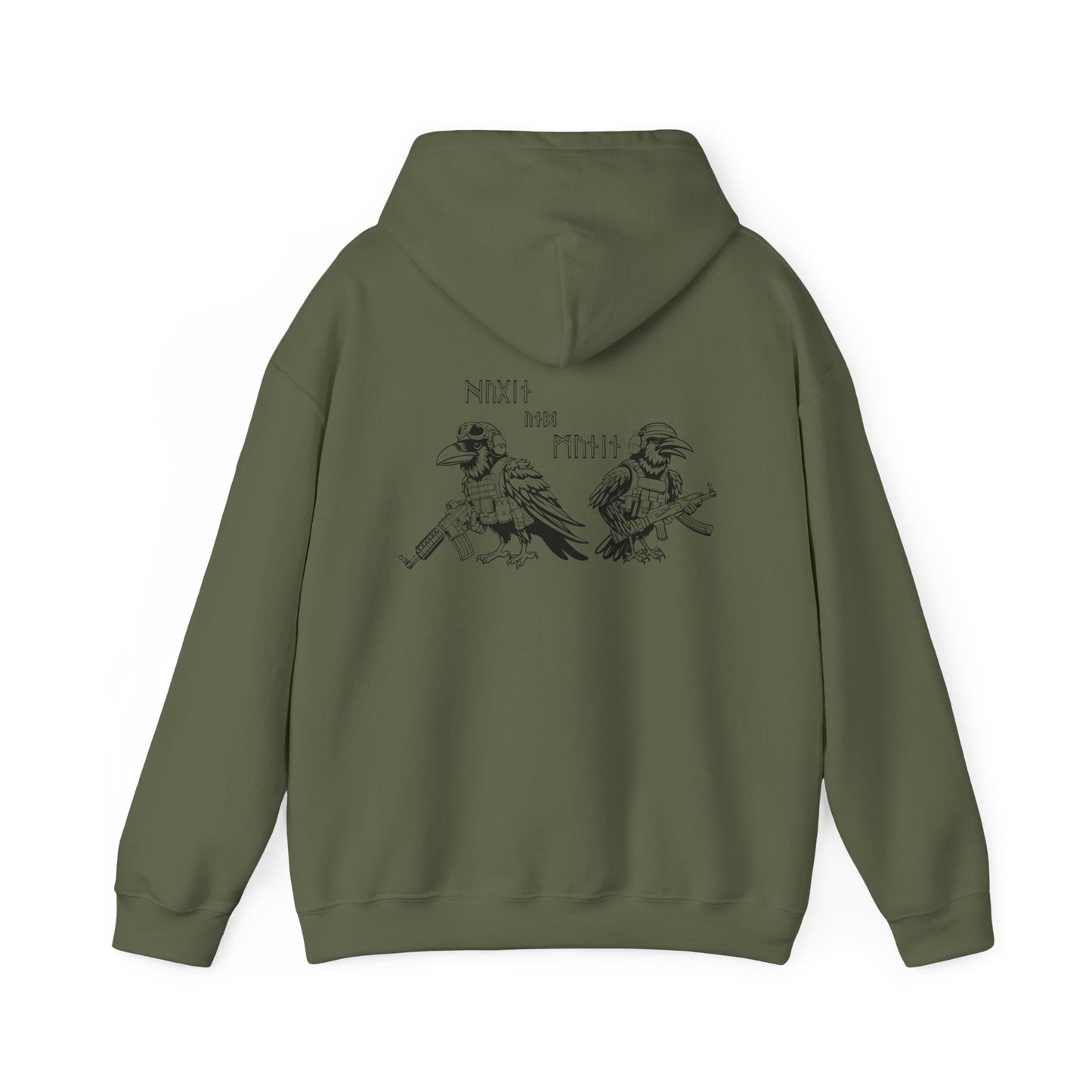 Unisex Heavy Blend™ Hooded Sweatshirt - Grit and Strength Graphic