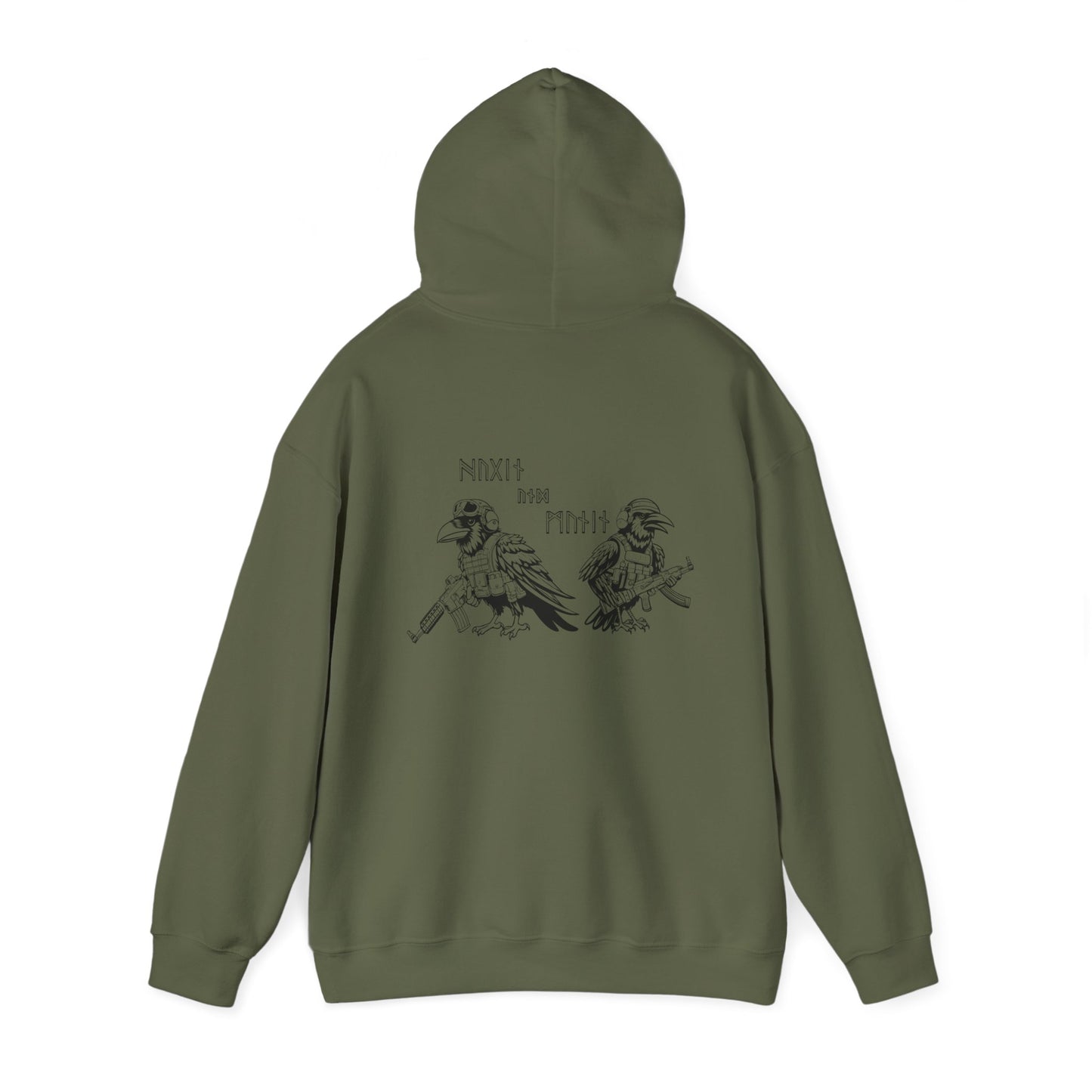 Unisex Heavy Blend™ Hooded Sweatshirt - Grit and Strength Graphic