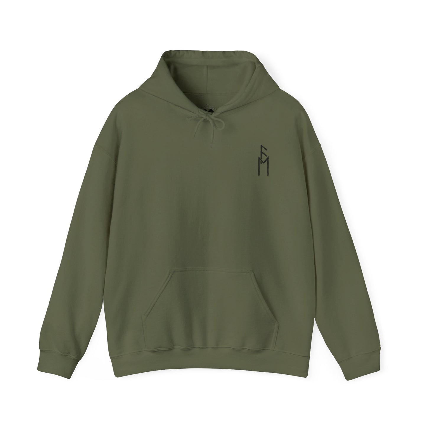 Unisex Heavy Blend™ Hooded Sweatshirt - Grit and Strength Graphic