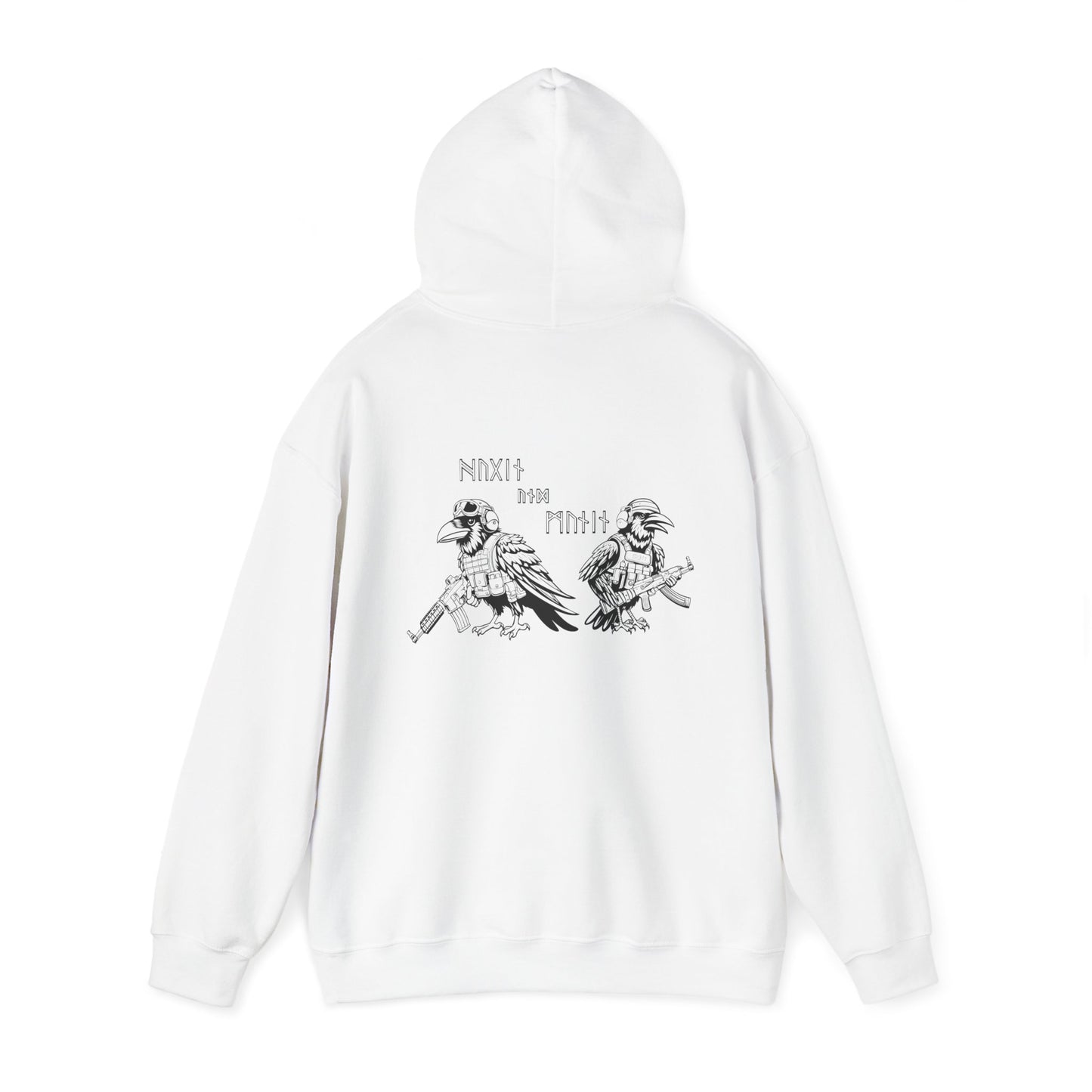 Unisex Heavy Blend™ Hooded Sweatshirt - Grit and Strength Graphic